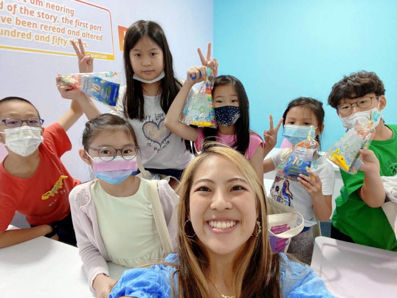 Writers Studio students and teacher