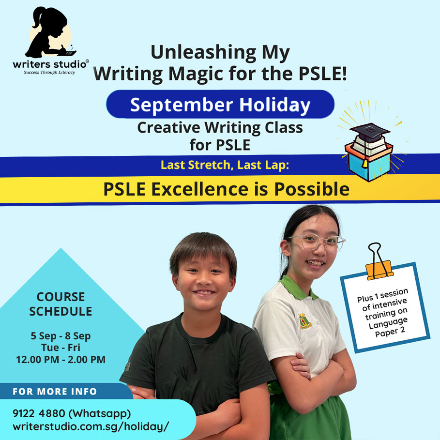 creative writing flyer PSLE