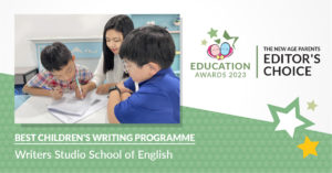 Writers Studio Wins Best Children’s Writing Programme Award from The New Age Parents